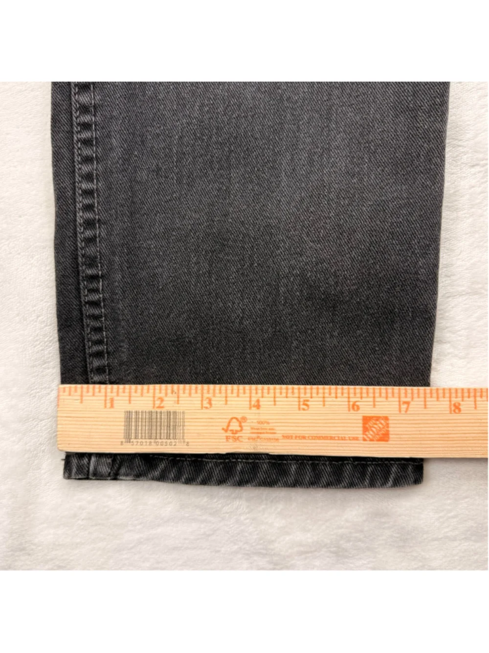 Men's Vintage Levi's 550 32x38 (Fits 30x36) Black Relaxed Fit Made In USA Black